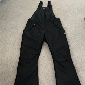 Swiss Tech Black Kids Snow Bib Overalls